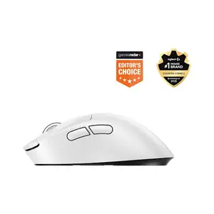 Logitech G PRO X SUPERLIGHT 2 DEX Wireless Gaming Mouse, HERO 2 Sensor, Up to 44,000 DPI, 888 IPS Tracking, LIGHTSPEED Wireless, Up to 8kHz Polling Rate, LIGHTFORCE Hybrid Switches, 60g Lightweight Design