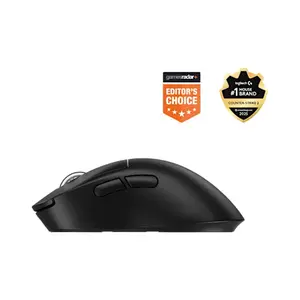 Logitech G PRO X SUPERLIGHT 2 DEX Wireless Gaming Mouse, HERO 2 Sensor, Up to 44,000 DPI, 888 IPS Tracking, LIGHTSPEED Wireless, Up to 8kHz Polling Rate, LIGHTFORCE Hybrid Switches, 60g Lightweight Design