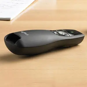 Logitech R400 Laser Presentation Remote with Red Laser Pointer, Wireless Presentation Clicker, Slide Control Design, Professional Meeting and Conference Remote