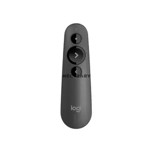 Logitech R500s Laser Presentation Remote with Class 1 Red Laser Pointer, Dual Connectivity via Bluetooth Low Energy & 2.4GHz USB Receiver, 20m Wireless Range, Customizable Buttons, 1-Year Battery Life for Windows, macOS, ChromeOS, Linux, iOS & Androi