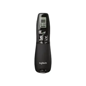 Logitech R800 Professional Wireless Presenter with Green Laser Pointer, LCD Timer Display, Silent Vibrating Alerts, 2.4GHz USB Receiver, 30m Wireless Range, Presentation Remote for Windows