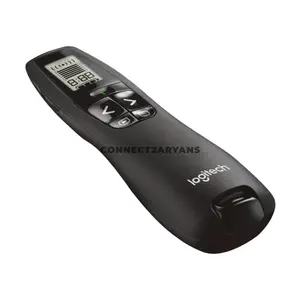 Logitech R800 Professional Wireless Presenter with Green Laser Pointer, LCD Timer Display, Silent Vibrating Alerts, 2.4GHz USB Receiver, 30m Wireless Range, Presentation Remote for Windows