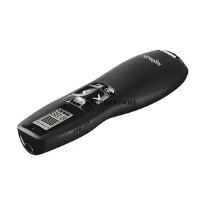 Logitech R800 Professional Wireless Presenter with Green Laser Pointer, LCD Timer Display, Silent Vibrating Alerts, 2.4GHz USB Receiver, 30m Wireless Range, Presentation Remote for Windows