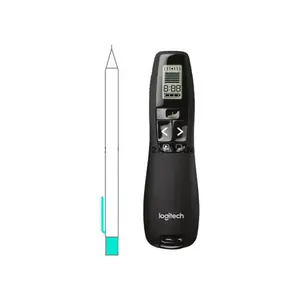 Logitech R800 Professional Wireless Presenter with Green Laser Pointer, LCD Timer Display, Silent Vibrating Alerts, 2.4GHz USB Receiver, 30m Wireless Range, Presentation Remote for Windows