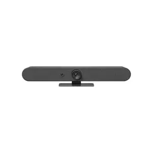 Logitech Rally Bar Mini Ultra-HD Conference Camera, All-in-One Video Collaboration System, AI Audio and Video Enhancement Features, Professional Meeting Room Solution