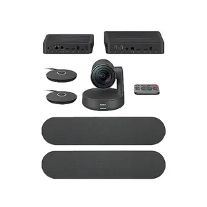 Logitech Rally Plus Ultra-HD Conference Camera System, Professional Video Conferencing Solution with Speakers & Mic Pods