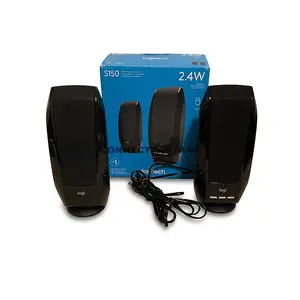 Logitech S150 USB Digital Stereo Speakers with 2.0 Channel Audio, 50mm Drivers, USB Plug-and-Play Connectivity, Integrated Volume & Mute Controls, Compact Desktop Speakers for Windows, macOS & ChromeOS