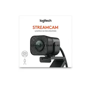 Logitech StreamCam Full HD Streaming Webcam with 1080p 60fps Video, Premium Glass Lens, Smart Auto Focus, AI Face Tracking Auto Exposure, Dual Front-Facing Microphones, USB-C Connectivity for Windows & macOS
