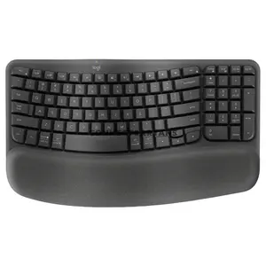 Logitech Wave Keys & Lift Ergonomic Wireless Keyboard and Vertical Mouse Combo with Bluetooth Low Energy, Logi Bolt USB Receiver, Easy-Switch Multi-Device Connectivity, Cushioned Palm Rest, SmartWheel Scrolling for Windows, macOS, ChromeOS, Linux, iP