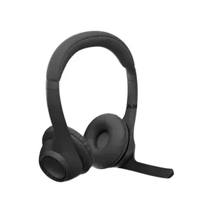 Logitech Zone 300 Midnight Black Wireless Bluetooth Headset, Dual Noise-Cancelling Microphones, Multipoint Bluetooth, Up to 20 Hours Listening & 16 Hours Talk Time, 30m Wireless Range, 122g Lightweight Design, 981-001406