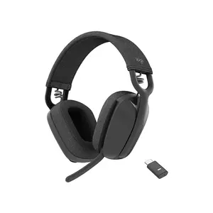 Logitech Zone Vibe Wireless Bluetooth Headset Graphite Edition, Professional Hybrid Work Design, Wireless Audio Connectivity, Business Communication Headset