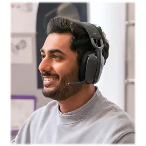 Logitech Zone Vibe Wireless Bluetooth Headset Graphite Edition, Professional Hybrid Work Design, Wireless Audio Connectivity, Business Communication Headset