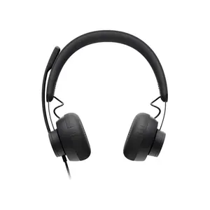 Logitech Zone Wired USB Professional Stereo Headset with Dual Noise-Canceling Microphones, 40mm Audio Drivers, USB-C Connectivity with USB-A Adapter, Inline Call Controls, Business Headset for Microsoft Teams, Zoom, Google Meet