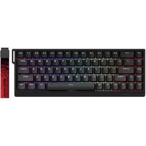 FGG MadLions MAD68 HE RGB Magnetic Gaming Keyboard, 68-Key Compact Layout, Hall Effect Switches, RGB Lighting Effects, Esports Gaming Keyboard
