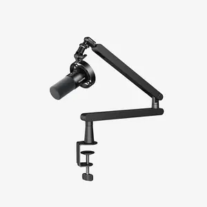 Maono PD300X Dynamic Microphone, USB and XLR Dual Output Connectivity, 192kHz/24-Bit High-Resolution Audio Recording, Smart Knob Control, Broadcast and Content Creation Microphone Black