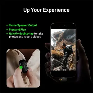 Maono Wave T1 Mini PBC2 Wireless Lavalier Microphone, USB-C/Lightning, 48kHz Audio, AI Noise Cancellation, Charging Case