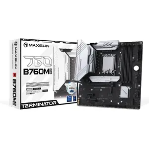 MAXSUN eSport B860M Sniper Wi-Fi Micro-ATX Gaming Motherboard, Intel B860 Chipset, LGA1851 Socket, PCIe 5.0, Wi-Fi 7, DDR5 Memory Support
