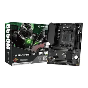 MAXSUN MS-Terminator B550M Micro-ATX Motherboard, AMD B550 Chipset, AM4 Socket, DDR4 Memory Support, High-Performance Ryzen Gaming Platform Motherboard