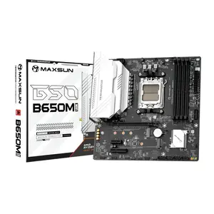 MAXSUN MS-Terminator B650M WIFI6 Micro-ATX Motherboard, AMD B650 Chipset, AM5 Socket, DDR5 Memory Support, WiFi 6 Connectivity, Ryzen Gaming Platform Motherboard