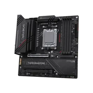 MAXSUN MS-Terminator B850M PRO DARK WIFI Micro-ATX Motherboard, AMD B850 Chipset, AM5 Socket, DDR5 Memory Support, WiFi Connectivity, High-Performance Ryzen Gaming Platform Motherboard