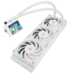 Thermalright Mjolnir Vision 360 ARGB 360mm AIO Liquid CPU Cooler, Triple Fan High Performance Water Cooling System with ARGB Lighting and Vision Display