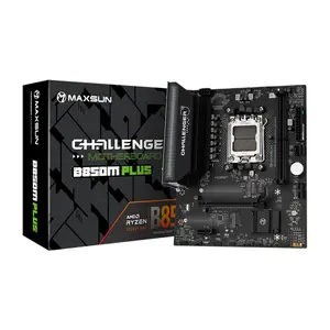 Maxsun MS-Challenger B850M PLUS WIFI Motherboard, AMD B850 Chipset, AM5 Socket, DDR5 6800MHz OC, Micro ATX Form Factor