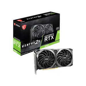 MSI GeForce RTX 3060 VENTUS 2X OC 12GB Graphics Card, 12GB GDDR6 Memory, Factory Overclocked Core Clock, Dual Fan Thermal Design, NVIDIA Ampere Gaming GPU
