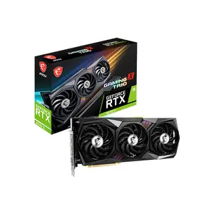 MSI GeForce RTX 3070 Ti GAMING X TRIO 8GB Graphics Card, 8GB GDDR6X Memory, Factory Overclocked Performance, TRI FROZR Triple Fan Cooling System, NVIDIA Ampere Gaming GPU