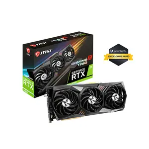 MSI GeForce RTX 3080 GAMING X TRIO 10GB Graphics Card, 10GB GDDR6X Factory Overclocked Triple Fan High Performance Gaming GPU