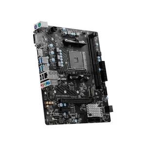 MSI B450M-A PRO MAX II AMD B450 Micro-ATX Motherboard, AM4 Socket, Ryzen 5000 Series Support, 2x DDR4 Up to 64GB 4133MHz OC, PCIe 3.0 x16, M.2 PCIe 3.0 x4, HDMI 2.0b, DVI-D, 2.5G LAN & 7.1-Channel HD Audio
