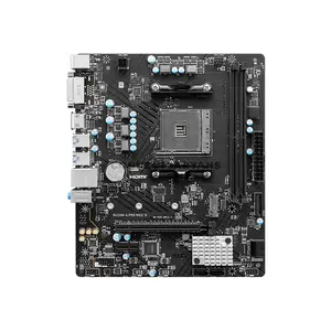 MSI B450M-A PRO MAX II AMD B450 Micro-ATX Motherboard, AM4 Socket, Ryzen 5000 Series Support, 2x DDR4 Up to 64GB 4133MHz OC, PCIe 3.0 x16, M.2 PCIe 3.0 x4, HDMI 2.0b, DVI-D, 2.5G LAN & 7.1-Channel HD Audio