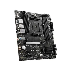 MSI B550M PRO-VDH Micro-ATX Motherboard, AMD B550 Chipset, AM4 Socket, DDR4 Memory Support, PCIe 4.0 Expansion, Ryzen Performance Platform