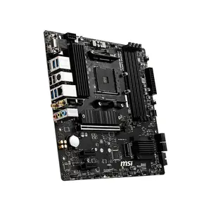 MSI B550M PRO-VDH WIFI Micro-ATX Motherboard, AMD B550 Chipset, AM4 Socket, DDR4 Memory Support, WiFi Connectivity, Compact Ryzen Performance Platform