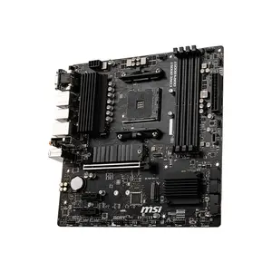 MSI B550M PRO-VDH WIFI Micro-ATX Motherboard, AMD B550 Chipset, AM4 Socket, DDR4 Memory Support, WiFi Connectivity, Compact Ryzen Performance Platform
