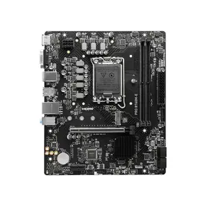 MSI PRO B760M-E DDR5 Micro-ATX Motherboard, Intel LGA1700 Socket, PCIe 4.0 Expansion, Dual Channel DDR5 Memory Support, Intel Core 14th Gen Compatible Platform