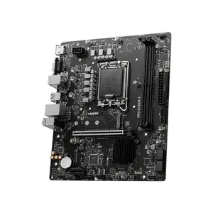MSI PRO B760M-E DDR5 Micro-ATX Motherboard, Intel LGA1700 Socket, PCIe 4.0 Expansion, Dual Channel DDR5 Memory Support, Intel Core 14th Gen Compatible Platform