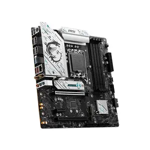MSI B760M Gaming Plus WiFi Micro-ATX Gaming Motherboard, Intel LGA1700 Socket, PCIe 4.0 Expansion, WiFi 6E Connectivity, DDR5 Memory Support, Gaming Performance Platform