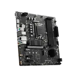 MSI PRO B760M-P DDR5 Micro-ATX Motherboard, Intel LGA1700 Socket, PCIe 4.0 Expansion, Dual Channel DDR5 Memory Support, Intel Core 14th Gen Compatible Platform