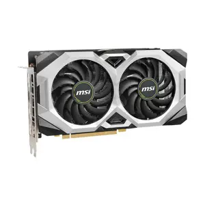 MSI GeForce RTX 2060 VENTUS GP OC Graphics Card, 6GB GDDR6 Memory, 1710MHz Boost Clock, Factory Overclocked Performance, Dual Fan Thermal Design, NVIDIA Turing Gaming GPU