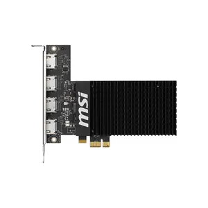 MSI GeForce GT 710 2GD3H 4HDMI Graphics Card, 2GB DDR3 Memory, Quad HDMI Output Design, Multi-Monitor Productivity and Display GPU