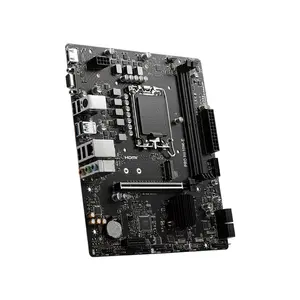 MSI PRO H610M-E DDR5 Micro-ATX Motherboard, Intel LGA1700 Socket, PCIe 4.0 Expansion, Dual Channel DDR5 Memory Support, Intel Core 14th Gen Compatible Platform