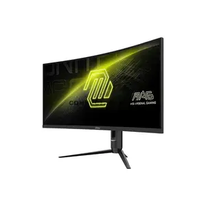 MSI MAG 342CQR E2 34-Inch UWQHD Curved Gaming Monitor, 3440×1440 VA Panel, 180Hz Refresh Rate, 1ms MPRT, 1500R Curvature, AMD FreeSync Premium, HDR Ready, 10-Bit Color, HDMI 2.0b, DisplayPort 1.4a