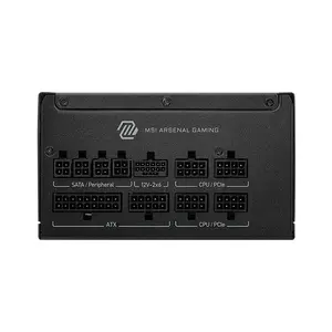 MSI MAG A1000GLS PCIE5 1000W Power Supply, 80 PLUS Gold Certified Efficiency, PCIe 5.0 Ready Design, Fully Modular Cable Management, High-Performance ATX PSU