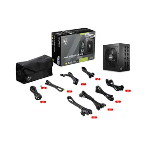 MSI MAG A750GL PCIE5 750W Power Supply, 80 PLUS Gold Certified Efficiency, PCIe 5.0 Ready Design, Fully Modular Cable Management, High-Performance ATX PSU