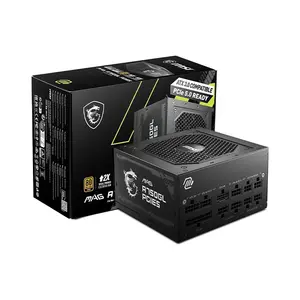 MSI MAG A750GL PCIE5 750W Power Supply, 80 PLUS Gold Certified Efficiency, PCIe 5.0 Ready Design, Fully Modular Cable Management, High-Performance ATX PSU