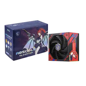 MSI MPG A850GLS MLG EDITION 850W Power Supply, 80 PLUS Gold Certified Efficiency, Fully Modular Cable Design, ATX Form Factor, High-Performance Gaming Power Supply Unit