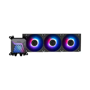 MSI MAG CORELIQUID A15 360 ARGB Liquid CPU Cooler Black Edition, Triple ARGB Cooling Fans, 360mm Radiator Design, High-Performance All-in-One Liquid Cooling Solution for Gaming PCs