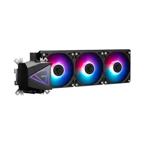 MSI MAG CORELIQUID I360 ARGB 360mm Liquid CPU Cooler Black Edition, Triple ARGB Cooling Fans, 360mm Radiator Design, High-Performance All-in-One Liquid Cooling Solution for Gaming PCs