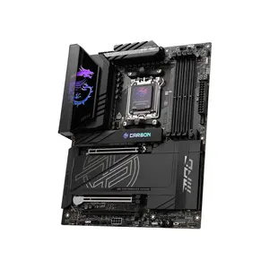 MSI MPG X870E CARBON WIFI ATX Gaming Motherboard, AMD X870E Chipset, AM5 Socket, DDR5 Memory Support, PCIe 5.0 Expansion, WiFi 7 High-End Gaming Platform
