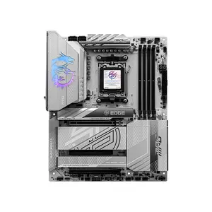 MSI MPG X870E EDGE TI WIFI ATX Gaming Motherboard, AMD X870E Chipset, AM5 Socket, DDR5 Memory Support, PCIe 5.0 Expansion, WiFi 7 Premium Gaming Platform